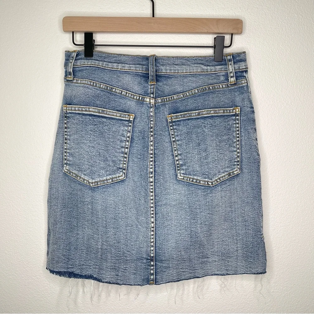 Aritzia Wilfred Free Denim Mini Skirt 8